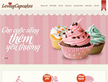 Tablet Screenshot of lovingcupcakes.com.vn